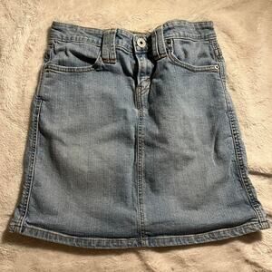 Levis midi blue denim